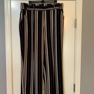 EUC Cato Striped Pull On Pants